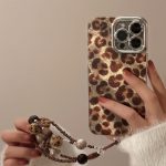 Retro Spice Leopard Print Bracelet Apple 16 phone case iphone15 for 14pronax Light Luxury 13 lens film - Image 5