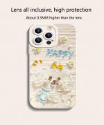 Women’s anti-drop oil painting soft shell mobile phone cover, suitable for Apple series mobile phones - Image 4