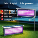 Solar-powered mosquito and fly killer, outdoor waterproof, courtyard breeding farm, garden villa, outdoor electric mosquito lamp, the ultimate mosquito trap and killer