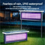 Solar-powered mosquito and fly killer, outdoor waterproof, courtyard breeding farm, garden villa, outdoor electric mosquito lamp, the ultimate mosquito trap and killer - Image 2