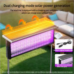 Solar-powered mosquito and fly killer, outdoor waterproof, courtyard breeding farm, garden villa, outdoor electric mosquito lamp, the ultimate mosquito trap and killer - Image 3