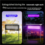 Solar-powered mosquito and fly killer, outdoor waterproof, courtyard breeding farm, garden villa, outdoor electric mosquito lamp, the ultimate mosquito trap and killer - Image 4