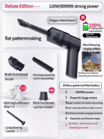 Zhigao Car Mini Vacuum cleaner, wireless charging for cars, household use, strong suction power, powerful, small handheld - Image 3