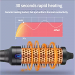 Electric negative ion curling hair comb, dual-purpose straight and curly, fluffy bangs, inner and outer button curls, wavy quick-heating curling hair cylinder comb for export - Image 5