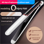 The hair straightener and curling iron can be used in two ways. The negative ion curling iron is fastened inside and won't damage your hair. It's suitable for small and lazy people - Image 5