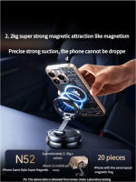 2025 new model of magnetic suction vacuum suction cup for car navigation, car mobile phone stand - Image 5