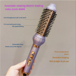 Electric negative ion curling hair comb, dual-purpose straight and curly, fluffy bangs, inner and outer button curls, wavy quick-heating curling hair cylinder comb for export - Image 2