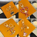 Christmas Bow Keychain Metal, DIY Gift Accessories, Bag Charm Pendant, Fashion Jewelry Decor, Holiday Ornament Craft - Image 3