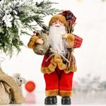 Standing Santa Claus Doll, Christmas Backpack Decor, Creative Santa Figurine, Festive Tabletop Decoration Holiday Gift Idea - Image 5