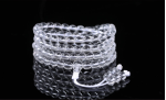 108 Clear Quartz Bead Bracelet, Natural Crystal Mala Necklace, Unisex Buddhist Prayer Beads, Ethnic Style Healing Jewelry - Image 6