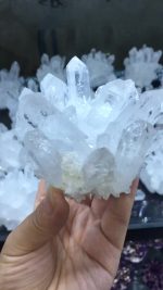Natural Clear Crystal Cluster, Raw Quartz Geode Specimen, Home Decor Stone, Mineral Collection Display, Healing Crystal Rock - Image 2