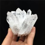 Natural Clear Crystal Cluster, Raw Quartz Geode Specimen, Home Decor Stone, Mineral Collection Display, Healing Crystal Rock