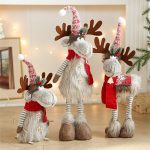 Stretchable Plush Elk Decor, Jumbo American Cartoon Stuffed Animal, Large Christmas Doll Gift, Fun Animated Reindeer Plushie - Image 3