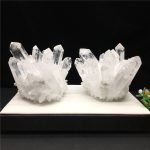 Natural Clear Crystal Cluster, Raw Quartz Geode Specimen, Home Decor Stone, Mineral Collection Display, Healing Crystal Rock - Image 4