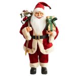 Santa Claus Doll Decor, Christmas Scene Setup Display, Hotel Window Decoration, Desktop Tabletop Ornament Holiday Party Figurine