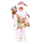 18-inch Santa Backpack Doll, Standing Snow Boots Decor, Large Christmas Figurine, Festive Display Decoration Holiday Gift