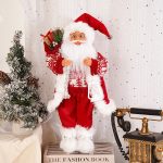 18-inch Santa Backpack Doll, Standing Snow Boots Decor, Large Christmas Figurine, Festive Display Decoration Holiday Gift - Image 7