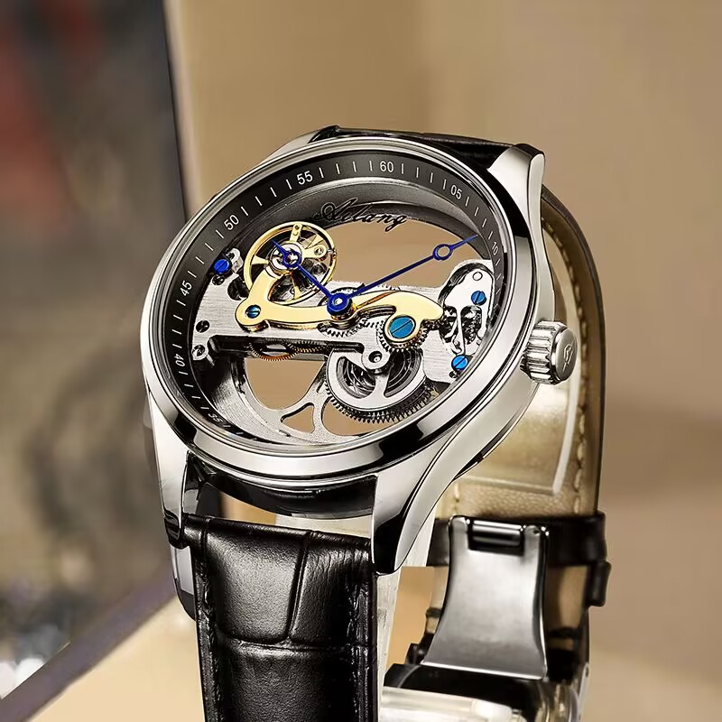 39A2CE60F49A58EA6F9004D3478A31C6 Transparent mechanical watch - Image 1